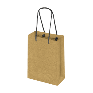 Boutique Eco-Friendly Shopping Bags – Kraft (Small) [Min. Order Qty: 100]