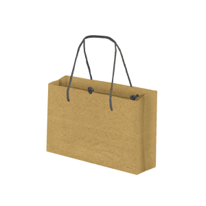Boutique Eco-Friendly Shopping Bags – Kraft (Small) [Min. Order Qty: 100]