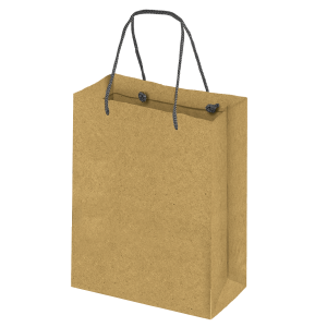 Boutique Eco-Friendly Shopping Bags – Kraft (Large) [Min. Order Qty: 100]