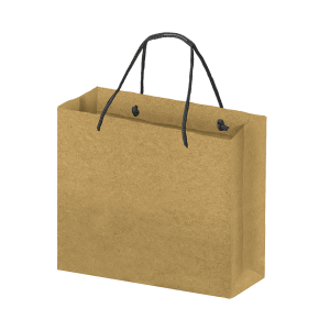 Boutique Eco-Friendly Shopping Bags – Kraft (Large) [Min. Order Qty: 100]