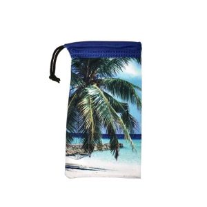 “Beach Palm” Microfiber Pouches