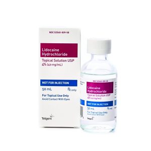 Lidocaine Topical Solution, 4%, 50mL