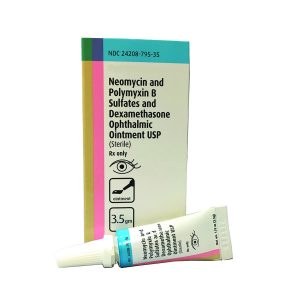 Neomycin-Poly-B Dex Opthalmic Ointment, 1/8 Oz.