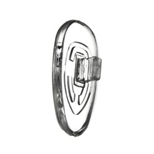 Hypoallergenic Semi-Soft Teardrop Vinyl Nose Pads – Snap & Screw