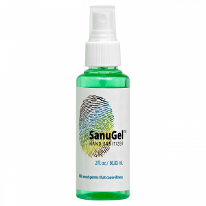 SanuGel™ Hand Sanitizer 2 oz. Fine Spray Bottle
