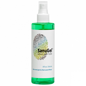 SanuGel™ Hand Sanitizer 8 oz. Fine Spray Bottle