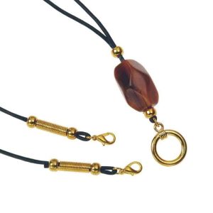 Tigereye Necklace Style Eyeglass Hanger