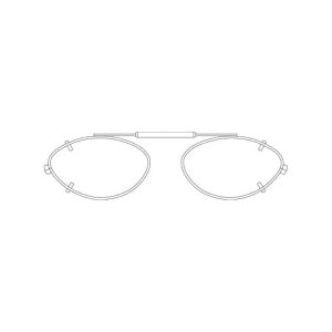 Visionaries® Cat Eye Mirrored Clip-Ons